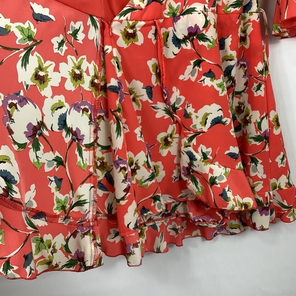 Zara Floral Wrap Romper Size XS - Picture 3 of 9